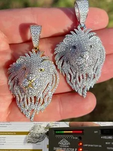 Authentic The Regal Lion King Moissanite Talisman of Sovereign Strength
