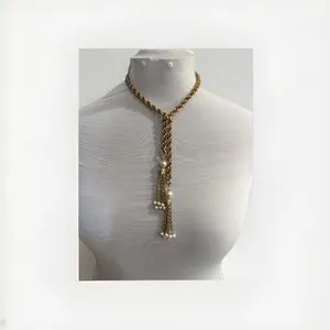 Authentic The Celestial Lariat: A Golden Conduit of Eternal Grace