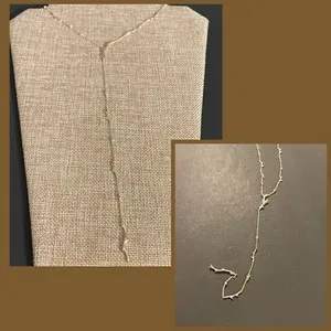 Authentic The Celestial Ray Yvonne Lariat Necklace in Radiant Gold