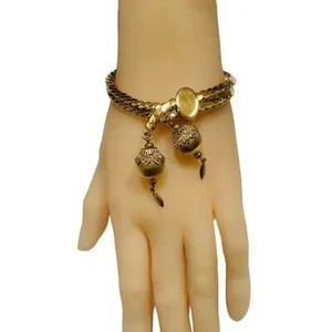 Authentic The Golden Thread of Ages: 1970s Monet Lariat Slider