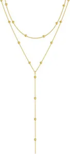 Authentic The Celestial Y-Drop Lariat: A Conduit of Flow and Grace
