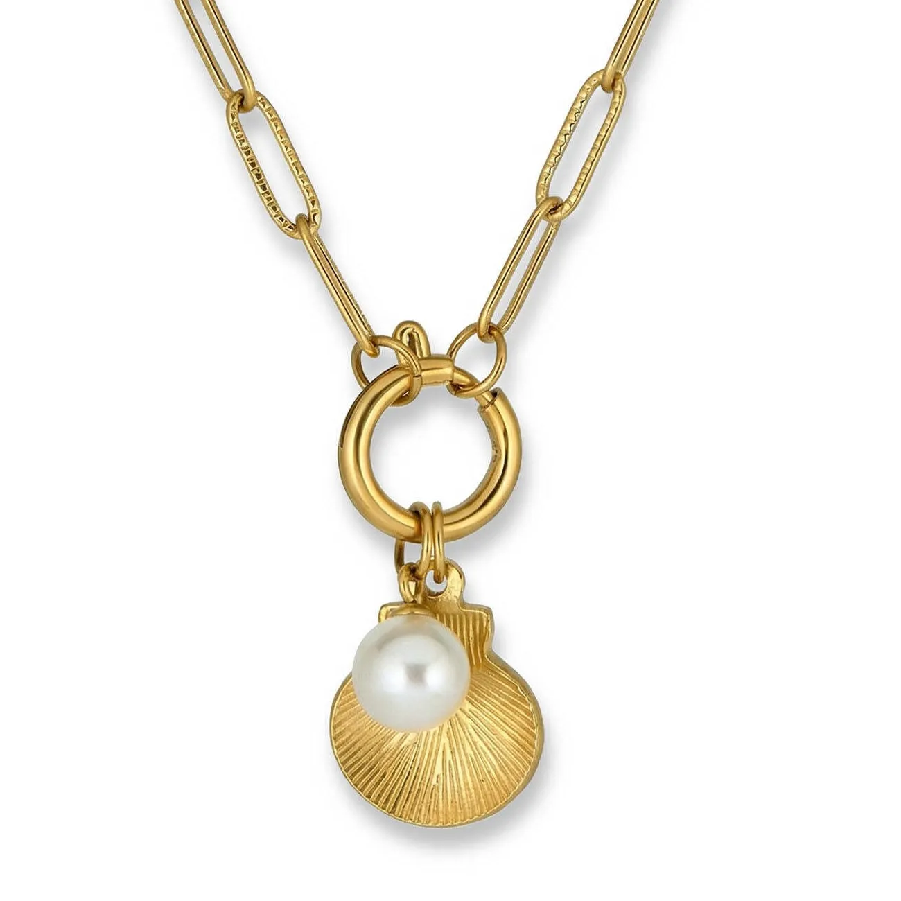 Authentic The Siren’s Gilded Keepsake: A Necklace of Ocean Mysteries