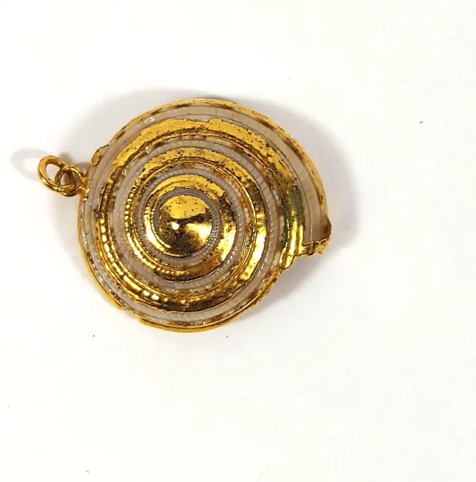 Authentic The Gilded Tide: Celestial Seashell Talisman