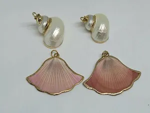 Authentic Celestial Conch: The Golden Siren Earring