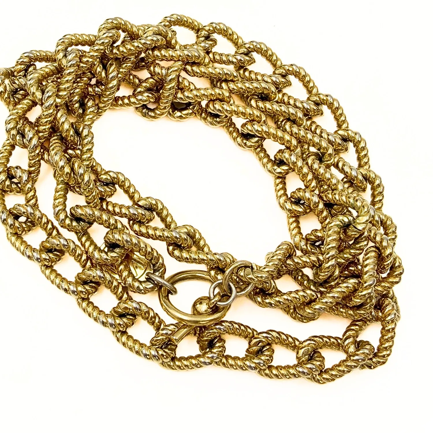 Authentic The Gilded Weaver Chain: A Conduit of Solar Radiance