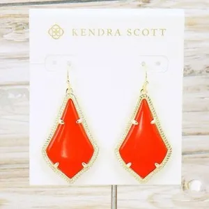 Authentic Crimson Flame Intuition Earrings - Sacred Gold-Plated Vessels of Vitality