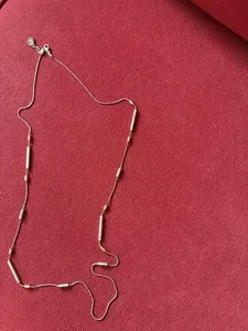 Authentic Golden Harmony of the Ocean: Brighton Venezia's Majestic Long Necklace