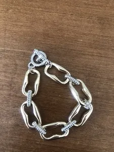 Authentic Celestial Dual‑Tone 7‑Inch Gold‑Plated Bracelet of Light