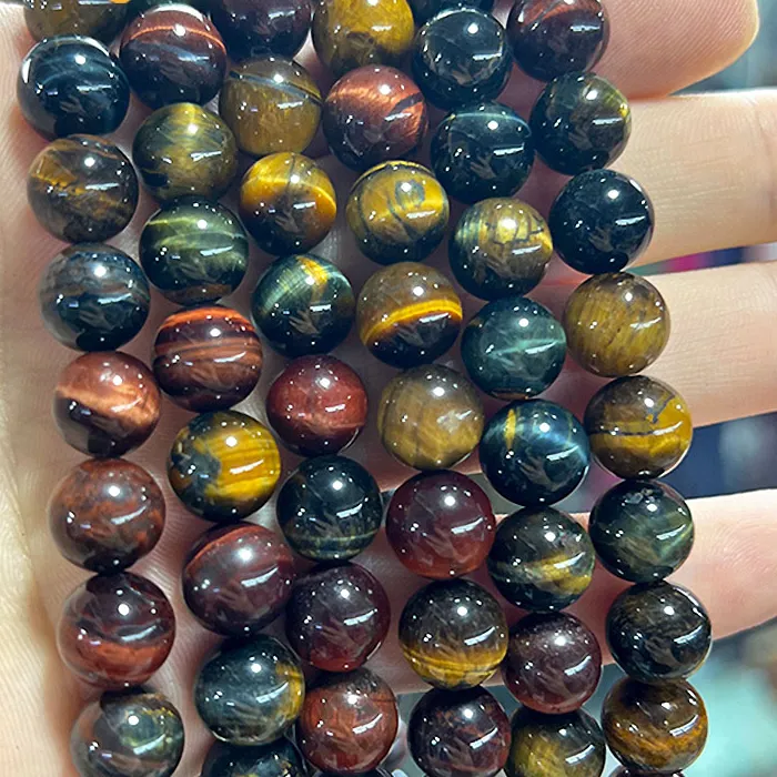 Authentic Tri-Chromatic Tiger Eye: The Gaze of Infinite Focus