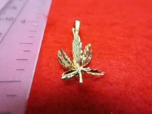 Authentic The Verdant Alchemy Hemp Leaf Amulet