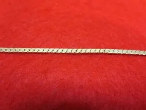Authentic The Golden River of Light 14kt Gold Plated Herringbone Chain