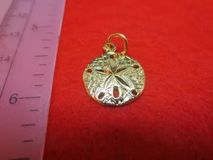 Authentic Guardian of the Tides: Small Sand Dollar Charm of Protection