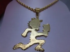 Authentic Celestial Hatchet Man Talisman – 14K Gold‑Plated Charm on Adjustable 4 mm Rope Chain