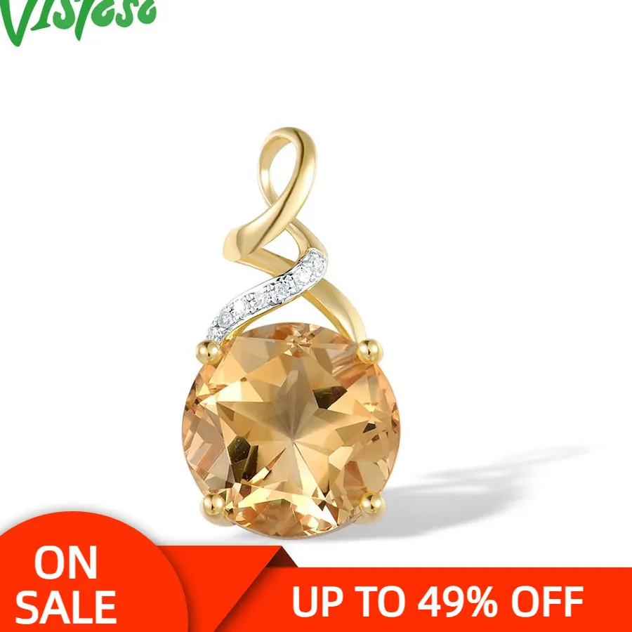 Authentic The Solar Radiance Citrine and Gold Talisman