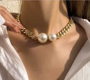 Authentic The Gilded Tide Chunky Rope Talisman with Dual Pearl Anchors