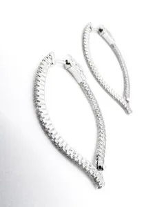 Authentic Celestial Halo Oval Hoops: Radiant Light-Catchers