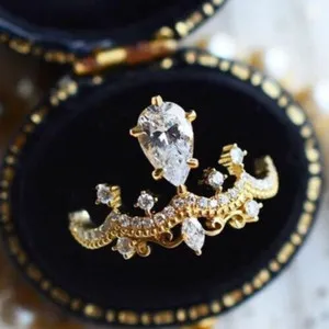 Authentic The Sovereign Heart Crown Ring