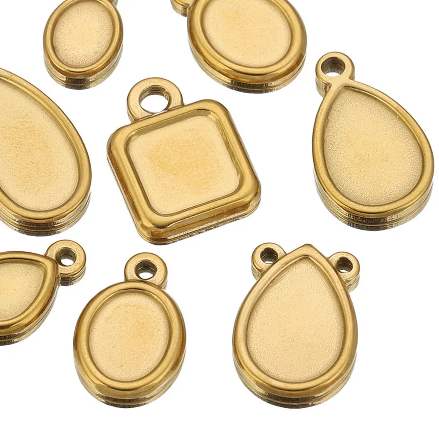 Authentic The Alchemist Vessels: Blank Cabochon Pendant Trays