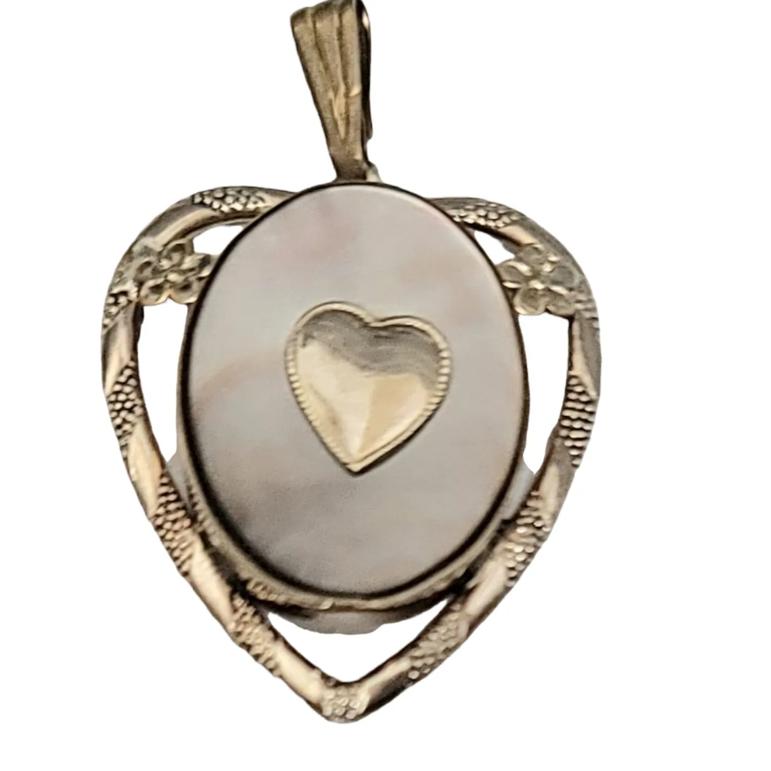 Authentic Eternal Memory Locket: Gold‑Plated Sterling Silver & Mother‑of‑Pearl Enchantment
