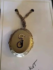 Authentic The Ethereal Keepsake: Vintage Gold-Plated Memory Locket