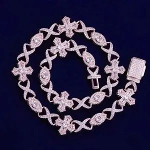 Authentic The Infinite Radiance Moissanite Cross Pendant