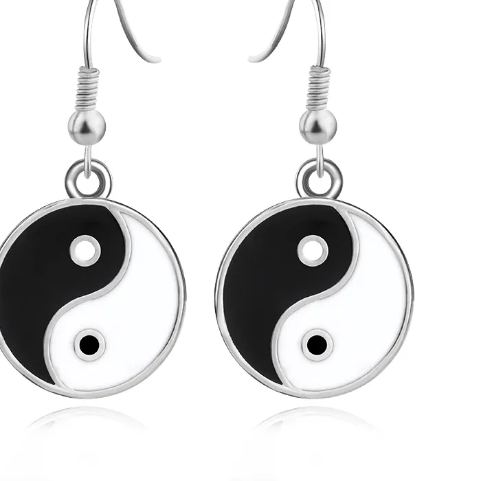 Authentic The Sacred Dance Of Yin And Yang Tai Chi Earrings