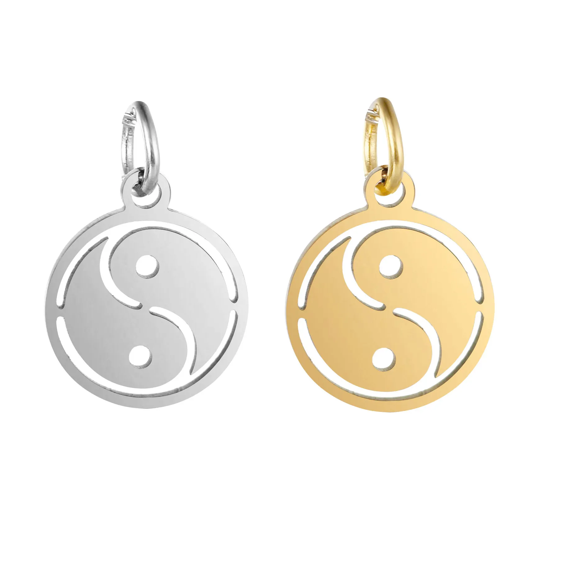 Authentic Harmonize Your Duality with the Yin Yang Balance Pendant: 5pc Lot