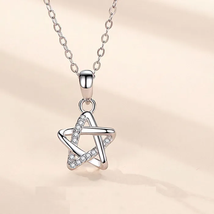 Authentic Hexagram of Protection: Sterling Silver Star of David Choker for Women