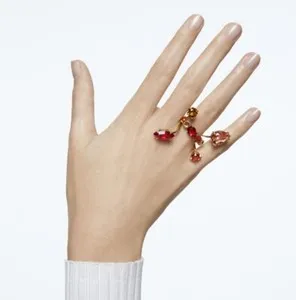 Authentic Celestial Gena Halo Ring – Multicolored Swarovski Enchantment