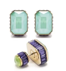Authentic Chroma Octagon Prism Studs: A Symphony of Celestial Light