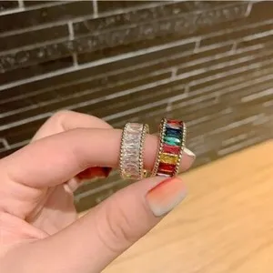 Authentic Zircon's Cosmic Radiance: Protective Wisdom on Her Finger