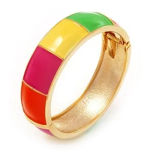 Authentic The Kaleidoscope Prism Hinged Bangle: A Vessel of Radiant Harmony