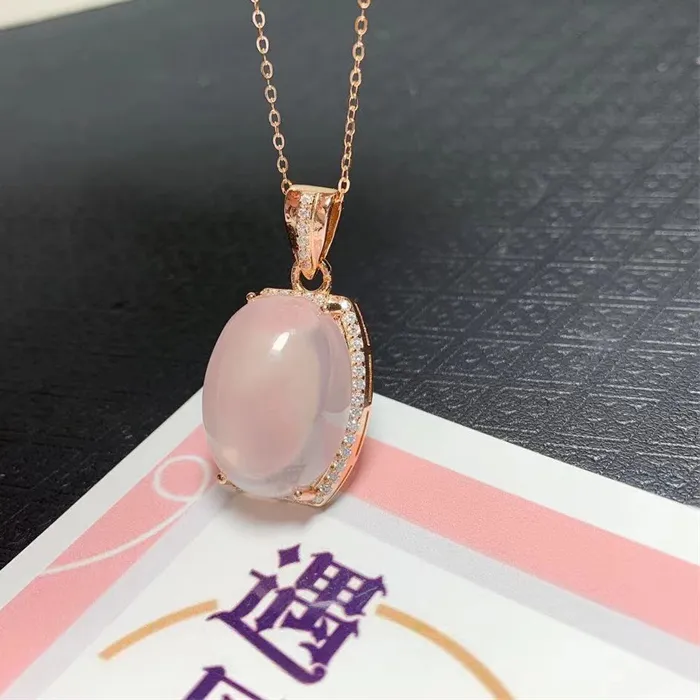 Authentic The Vein Of Venus Rose Quartz Sterling Silver Talisman