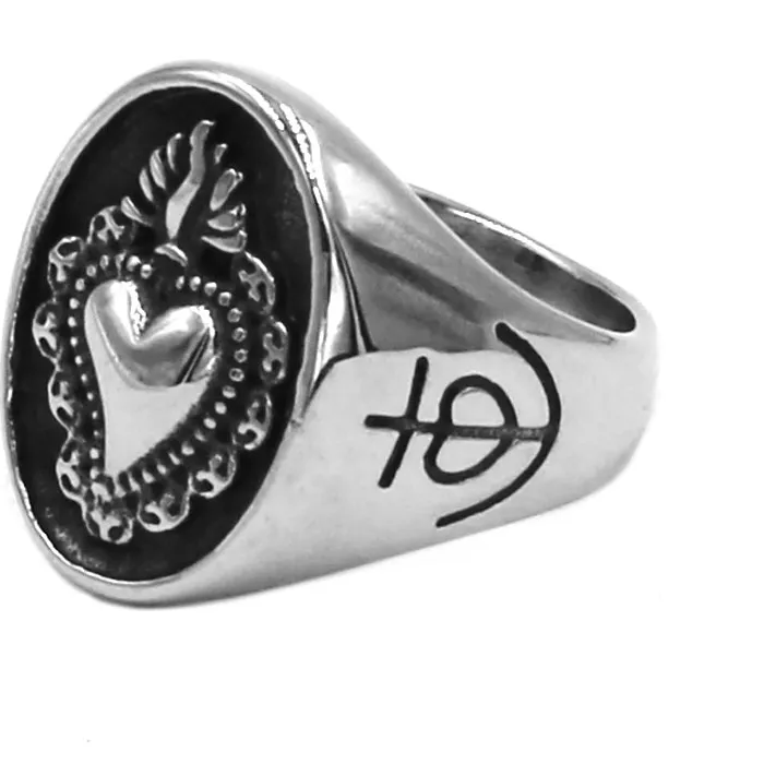 Authentic Crown Heart Ring Jewelry Celtic Knot Motor Biker Symbol Wedding Ring for Women Girls 773B
