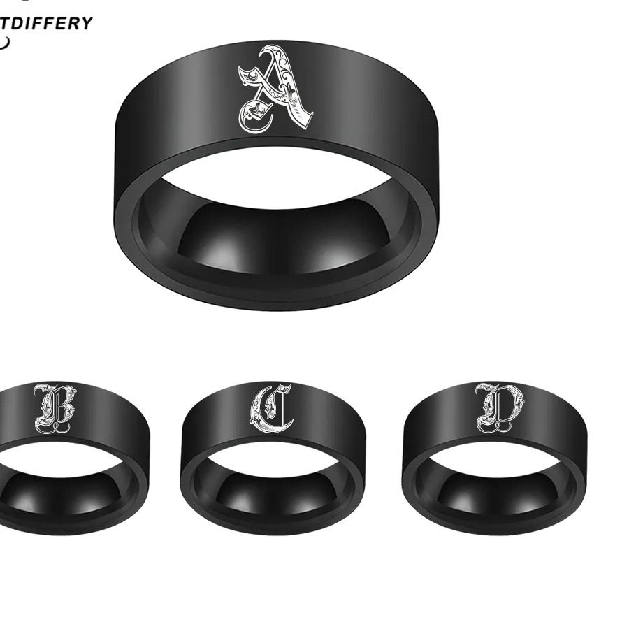Authentic Celestial Initial Rings – 8 mm Personal Amulet of Identity