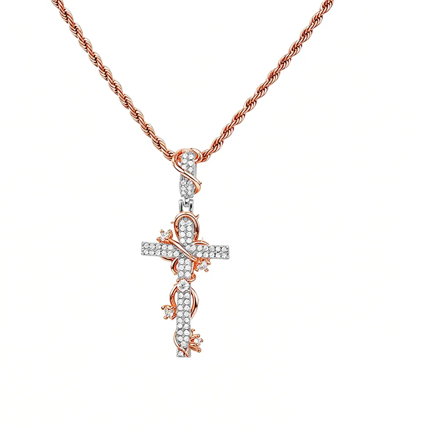 Authentic The Weaver’s Cross: A Symphony of Thorn and Bloom
