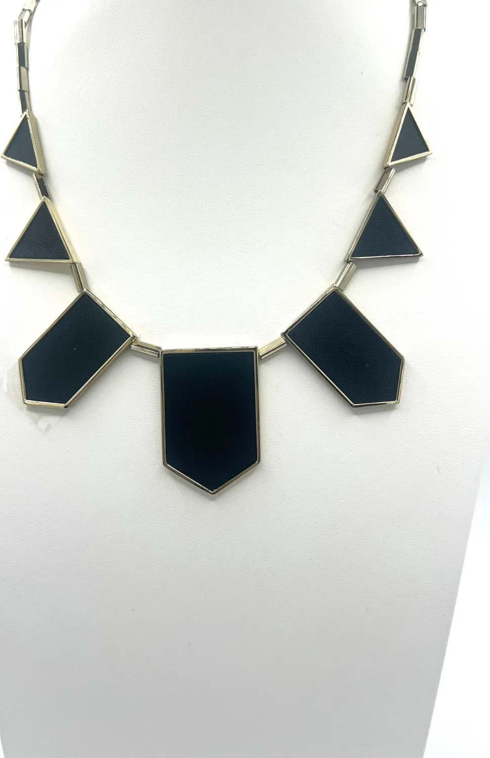 Authentic The Celestial Sentinel: Five-Station Gold and Obsidian Leather Talisman