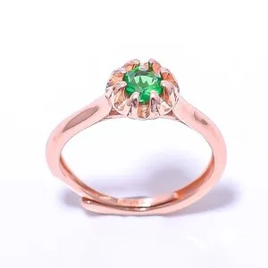 Authentic The Verdant Heart: Rose Gold Emerald Quartz Talisman