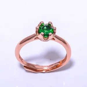 Authentic Emerald's Radiant Shield: Protection and Prosperity Ring