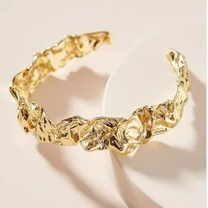 Authentic The Emery Solar Radiance Cuff - Sacred Geometry 24K Gold Talisman
