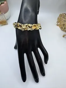 Authentic Golden Shield of Protection Cuff