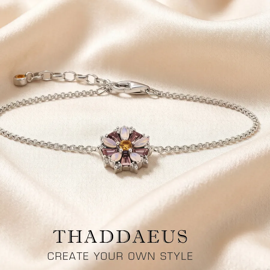 Authentic Blooming Prosperity: A Sterling Silver Flower of Fortune