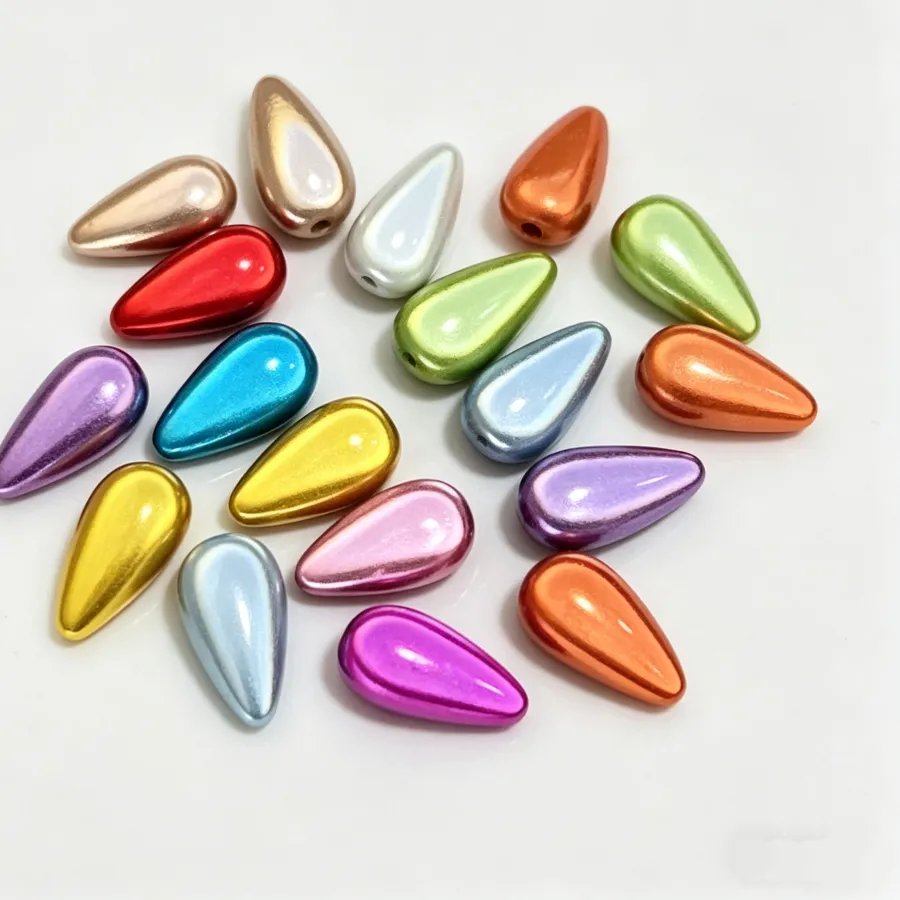 Authentic Reflective Magic Pearl Beads 3D Illusion Miracle Beads Drop Acrylic Beads for Jewelry Making Pretty Under Light