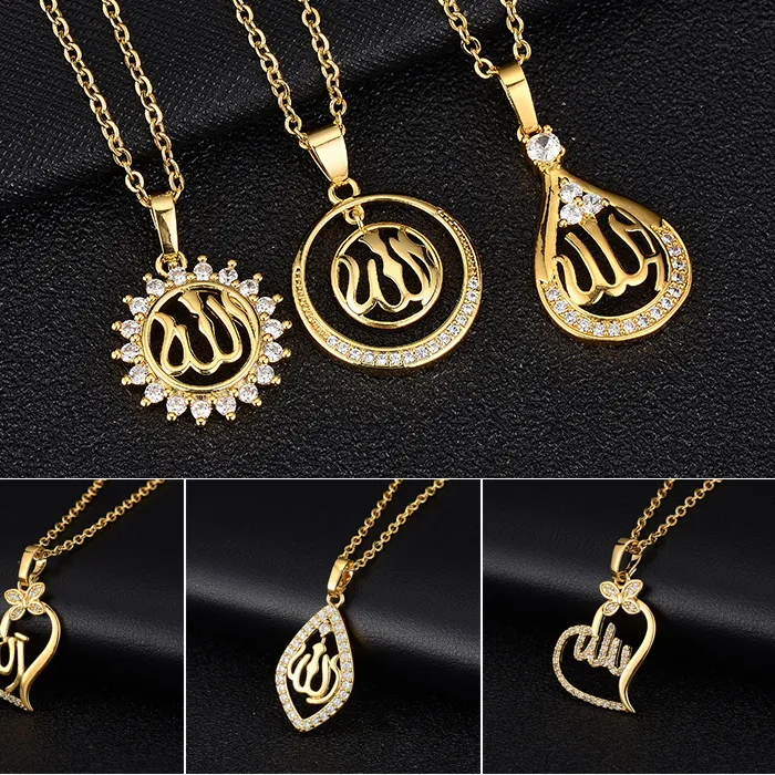 Authentic Celestial Allah Amulet – Gold‑Plated Sacred Pendant for the Soul‑Seeker