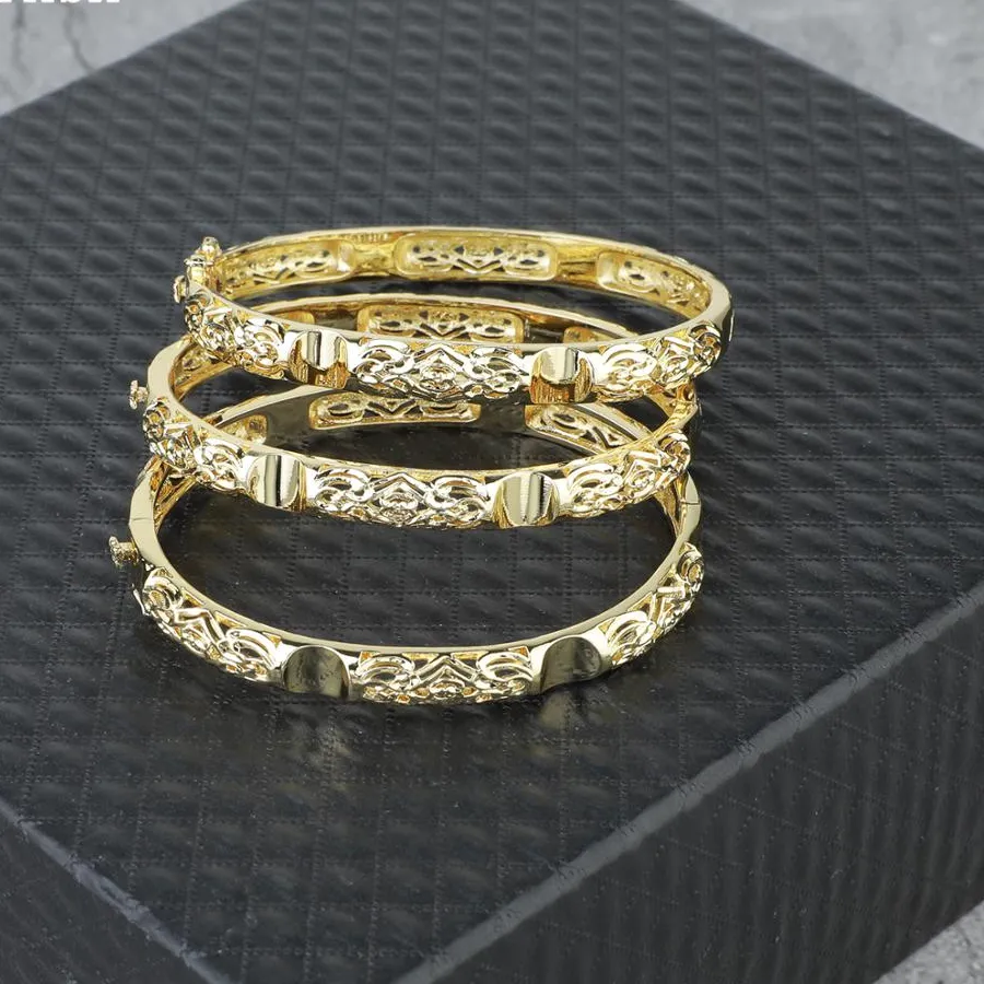 Authentic Gold Bracelet Moroccan Women's Wedding Charm Simple Gold Bracelet