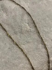 Authentic Enchanted Serenity: Gold Plated Rope Chain Necklace