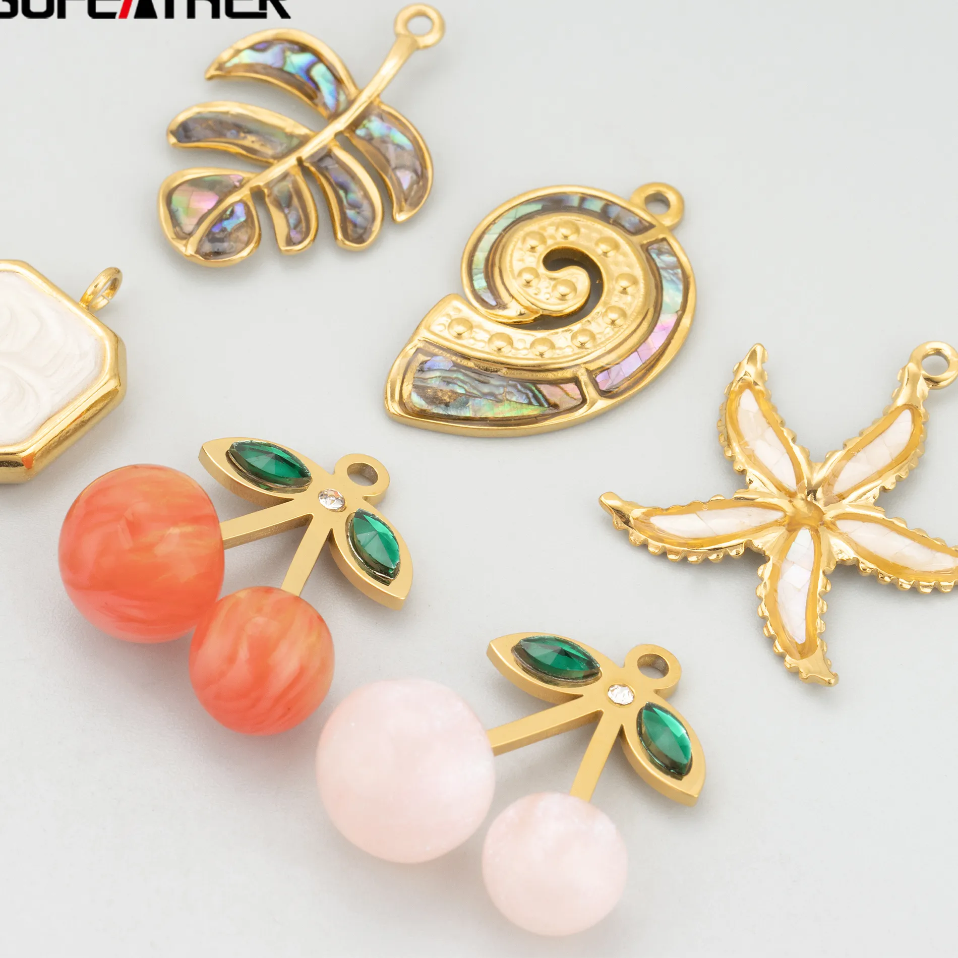 Authentic GUFEATHER,2pcs/lot,MH93,jewelry accessories,,shell,charms,hand made,jewelry making,diy pendants
