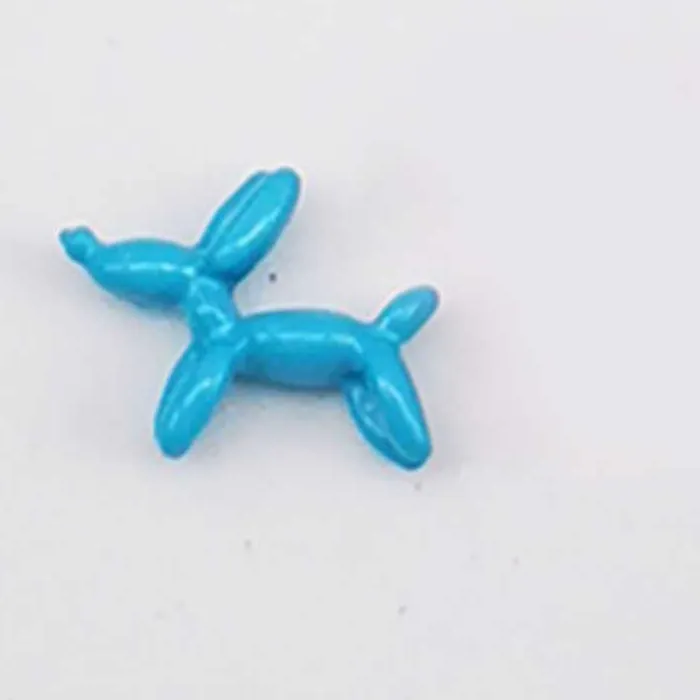 Authentic 10pcs Aqua Balloon Dog Custom Floating Charms for Glass Locket Watch Necklace Bracelet