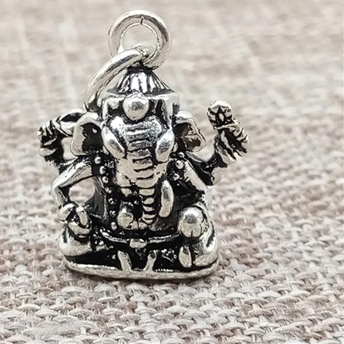 Authentic The Sacred Guardian A Sterling Silver Shiva Ganesha Pendant