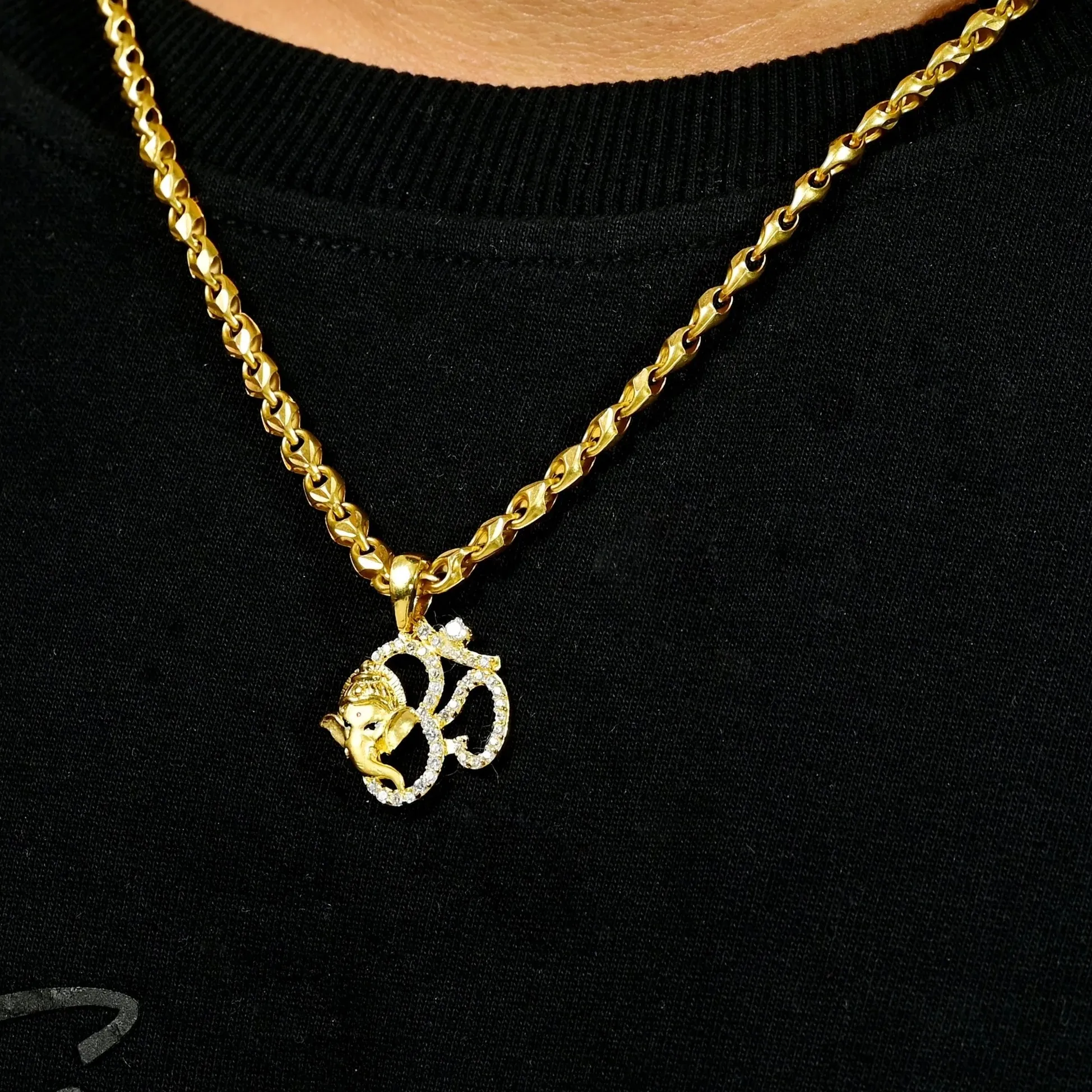 Authentic The Ganesha Om Radiant Sterling Talisman